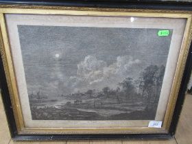 An Antique print, 'Night'