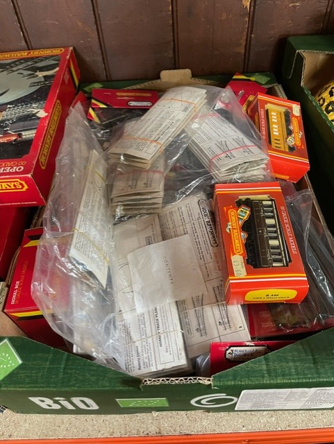 Three boxes of Hornby Railways assorted items, including track, tender and freight, also including - Image 2 of 4