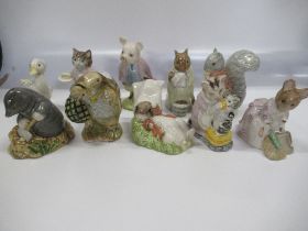 A collection of Royal Albert  Beatrix Potter figures to include, Rebecca Puddle Duck, Diggory,