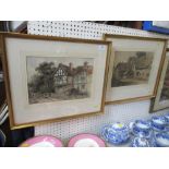 A pair of late 19th century English school, watercolours, 9ins x 13ins