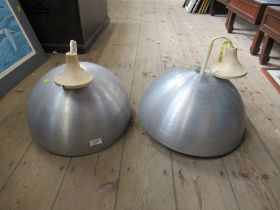 A pair of light fittings