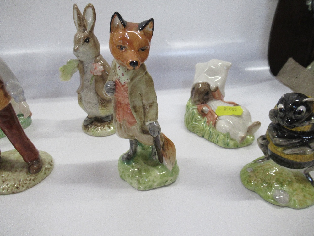 A collection of Royal Albert  Beatrix Potter figures to include, Peter Rabbit, Mr McGregor, Goody - Image 5 of 6