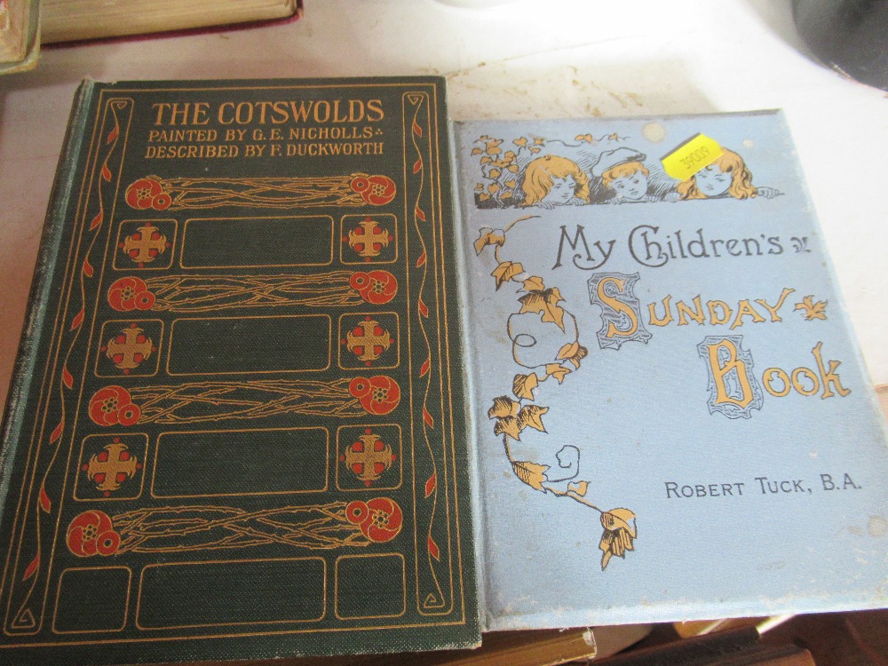A collection of books including The Cotswolds, G.F Nickols, The Gluggs fo Gosh, Tom Brown's School - Image 5 of 6