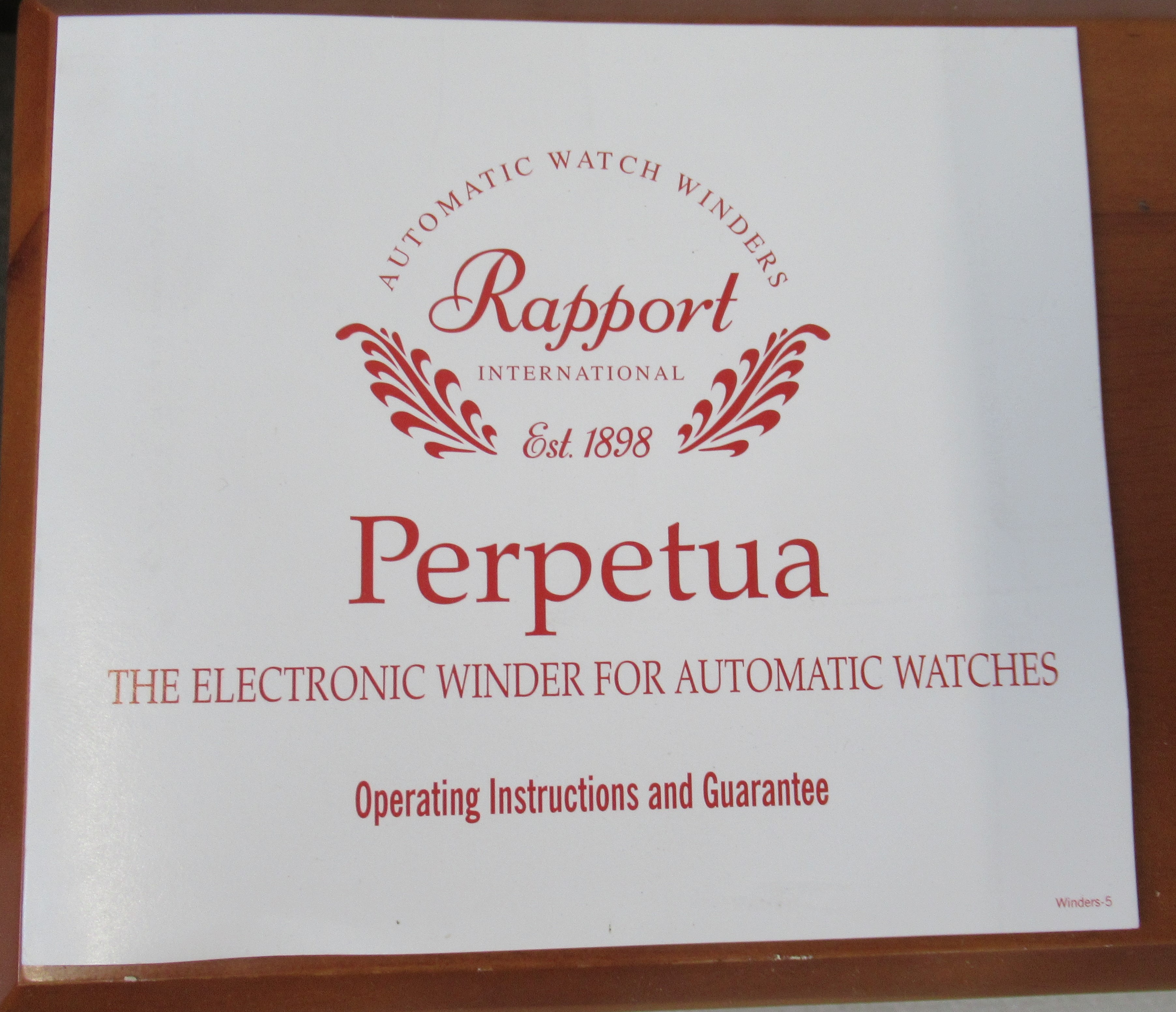 A Rapport London electronic winder for automatic wrist watches - Image 4 of 4
