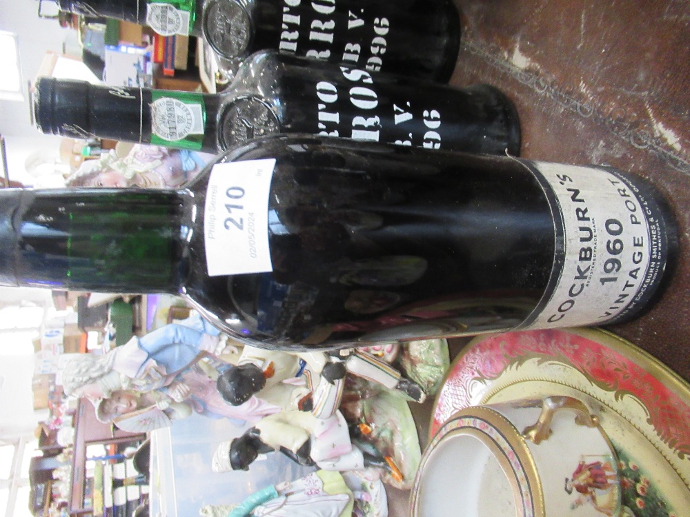 A collection of 5 bottles of Vintage Port, including  Taylor's 1980 vintage port x 2, Porto Barros - Image 3 of 4