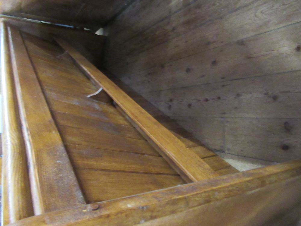 A church pew width 78ins - Image 2 of 2