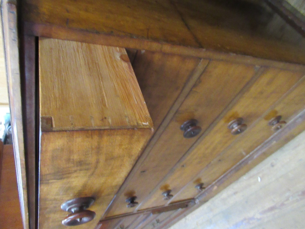 A Victorian mahogany chest of drawers, width 44ins, depth 23ins, height 43ins - Image 2 of 3