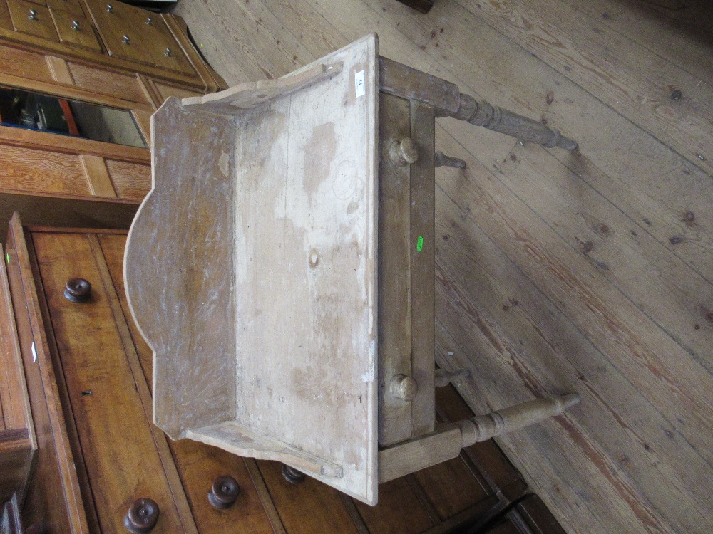 A pine wash stand width 29ins, height 40ins, depth 17ins