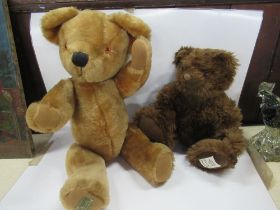 A Merrythought for Harrods Teddy Bear together with a Giorgio Beverley Hills 70th Anniversary Bear