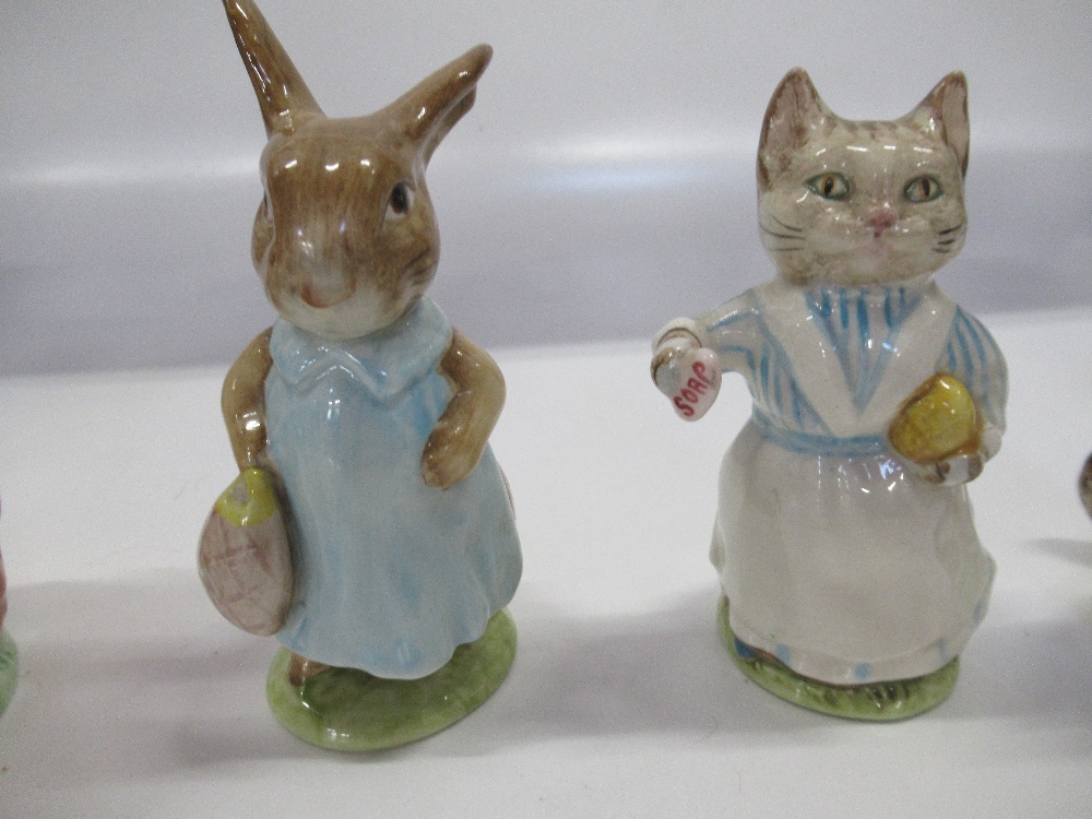 A collection of Beswick Beatrix Potter figures to include, Mrs Floppy Bunny, Squirrel Nutkin, Miss - Image 3 of 4