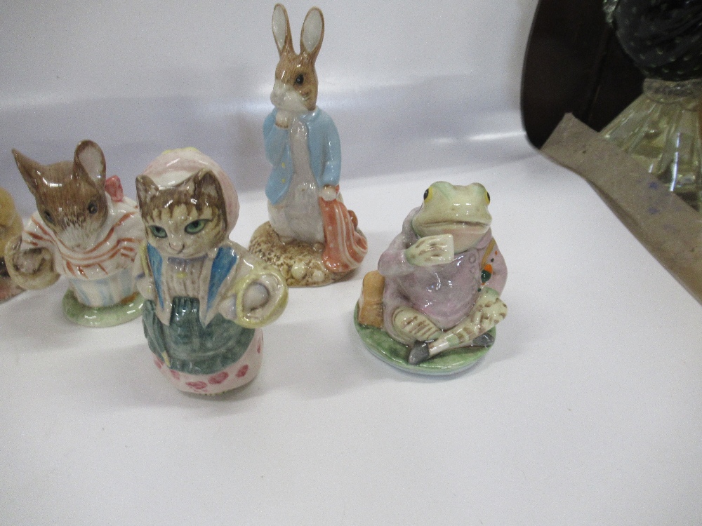 A collection of Royal Albert  Beatrix Potter figures to include, Tom Kitten, Jeremy Fisher, Peter - Image 4 of 5