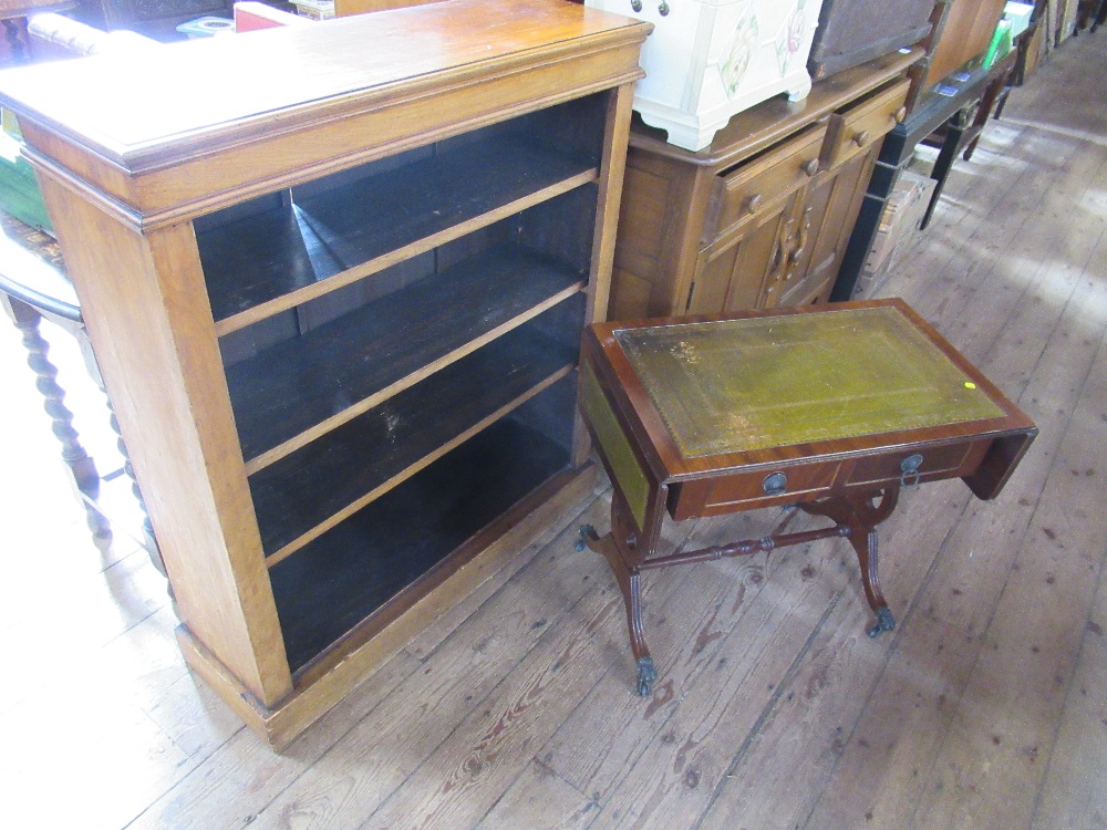 A mahogany set of shelves, width 36ins - Image 4 of 6