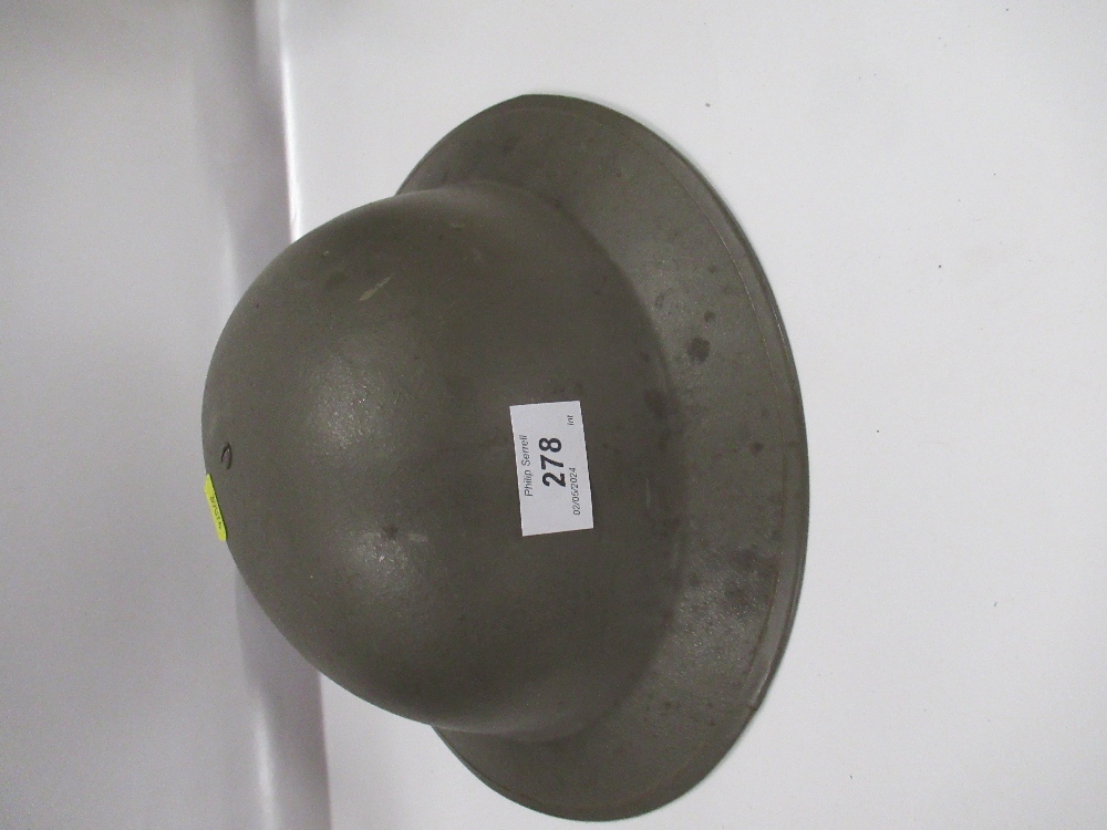 A miliary tin Helmet - Image 3 of 4