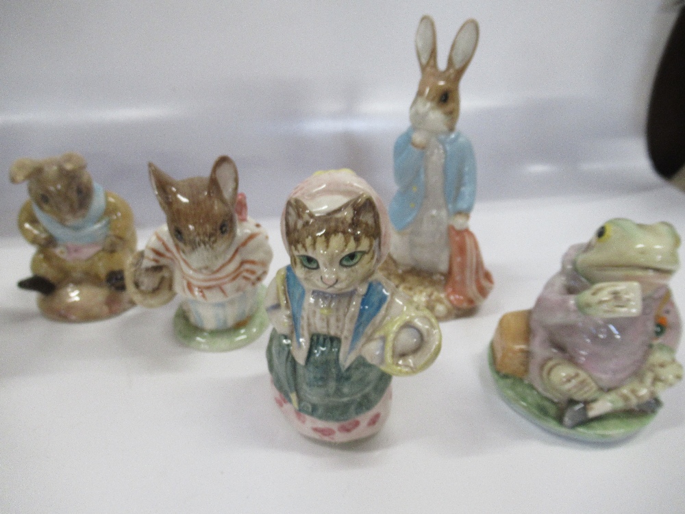 A collection of Royal Albert  Beatrix Potter figures to include, Tom Kitten, Jeremy Fisher, Peter - Image 5 of 5