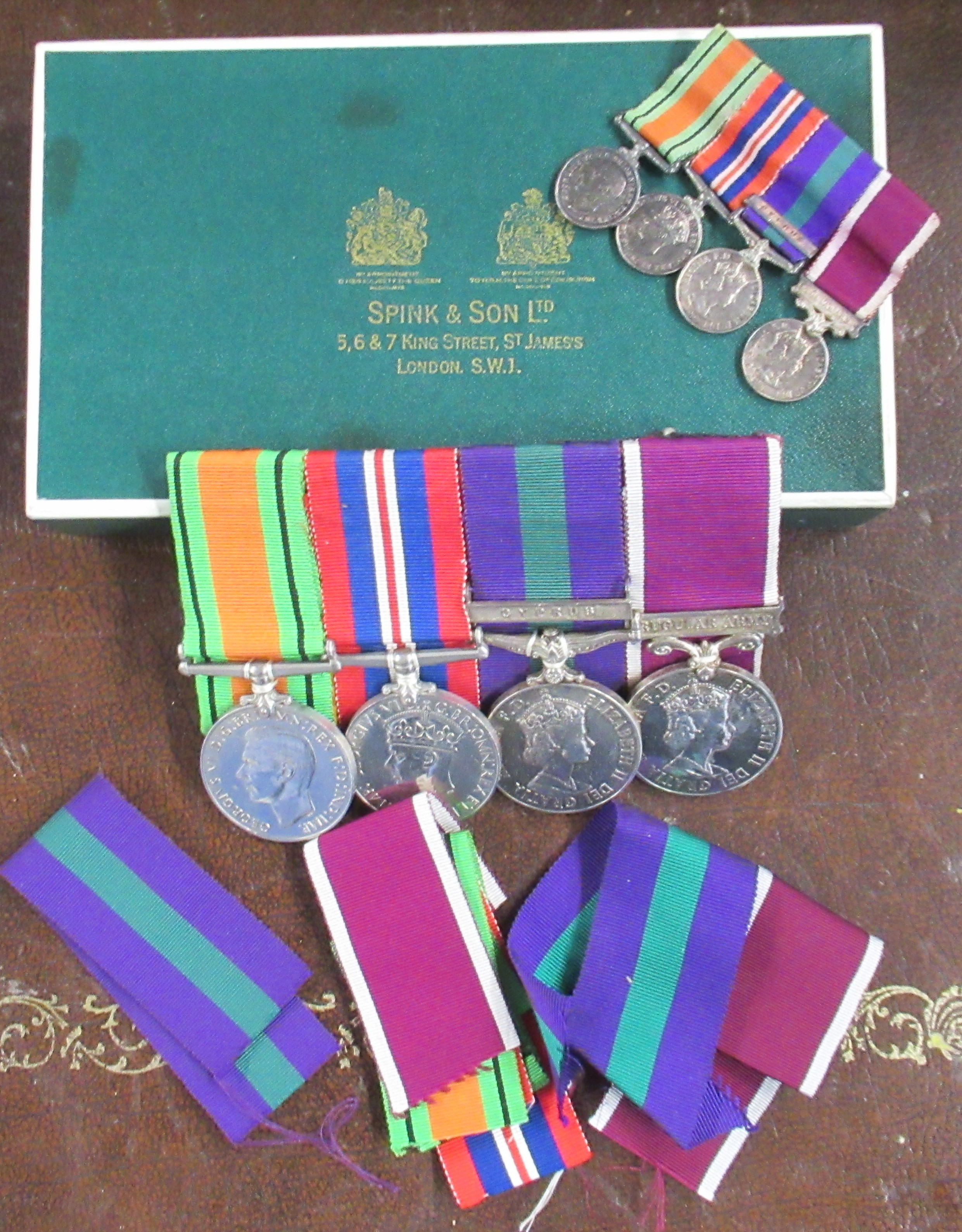 2547257 SIGM N. J.F.P. HEAD R. SIGS, two service medals, together with a Long Service and Good