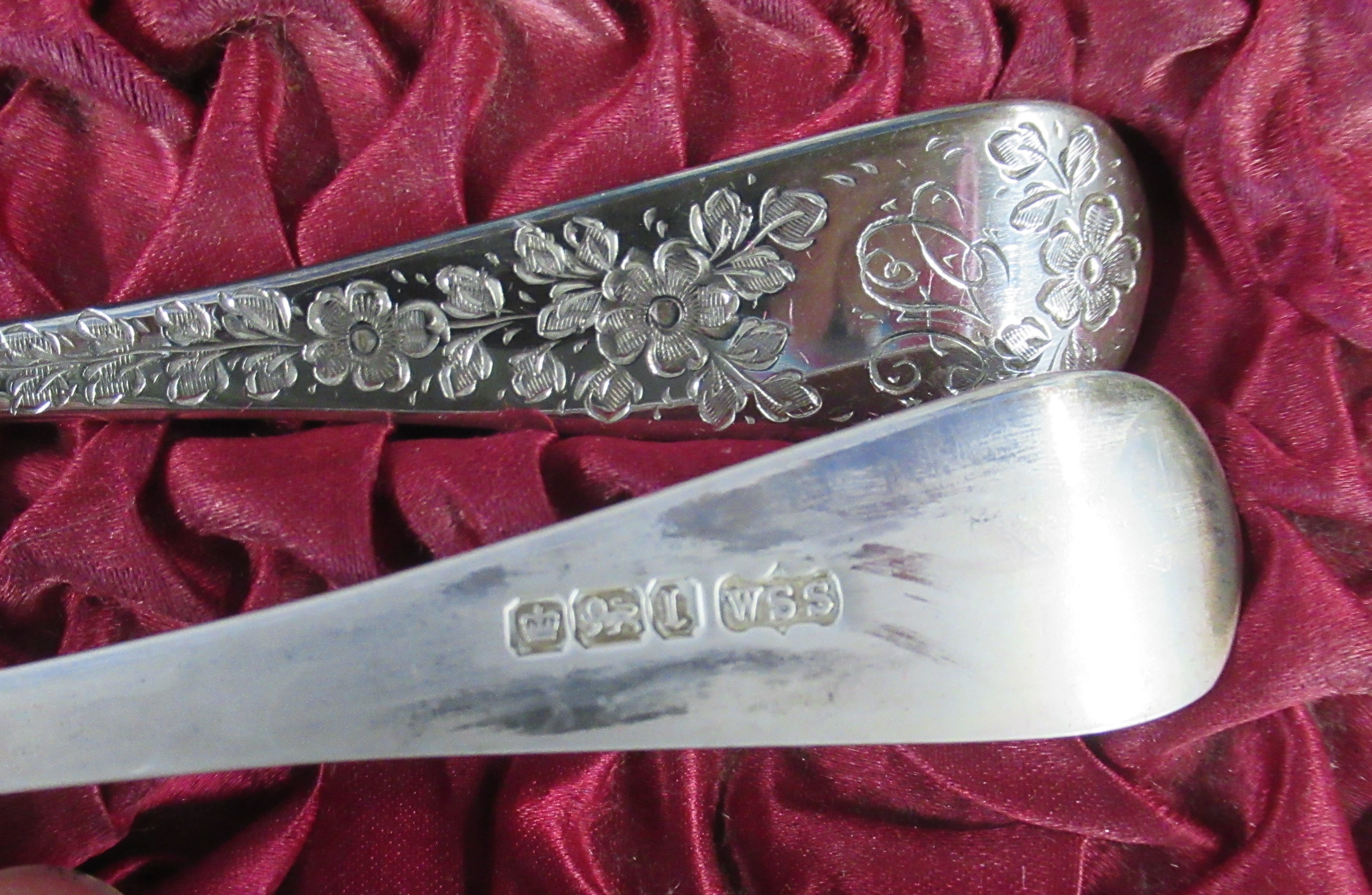 A cased silver fork and spoon, together with other cutlery, some boxed - Image 4 of 4