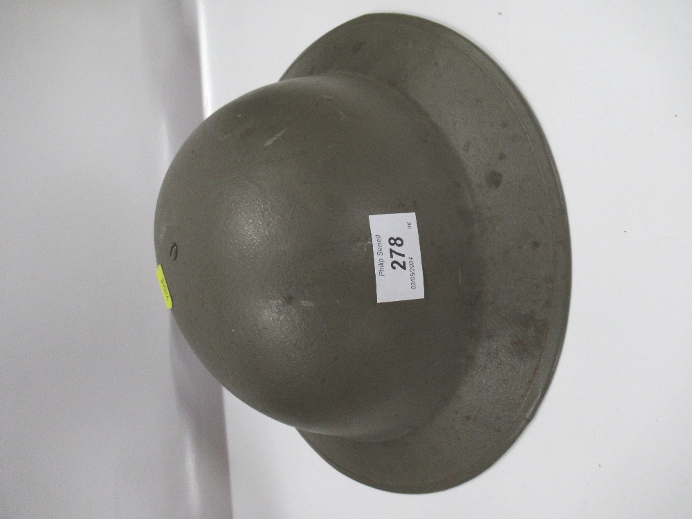 A miliary tin Helmet