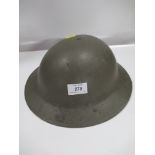 A miliary tin Helmet