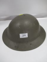 A miliary tin Helmet