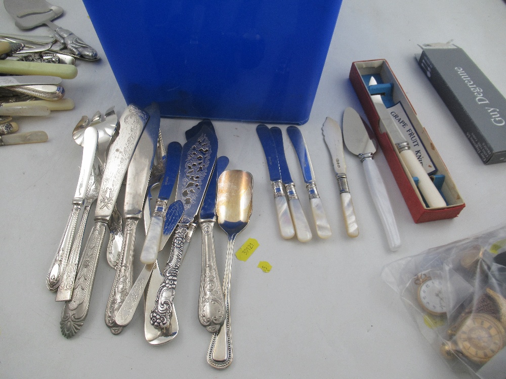 A collection of silver plated flatware etc - Image 3 of 4