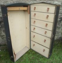 A vintage travelling trunk/chest