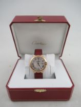 A Cartier 18k rose gold Automatic Calendar 'Balloon Bleu Watch, ref. 2999 No 03054NX with