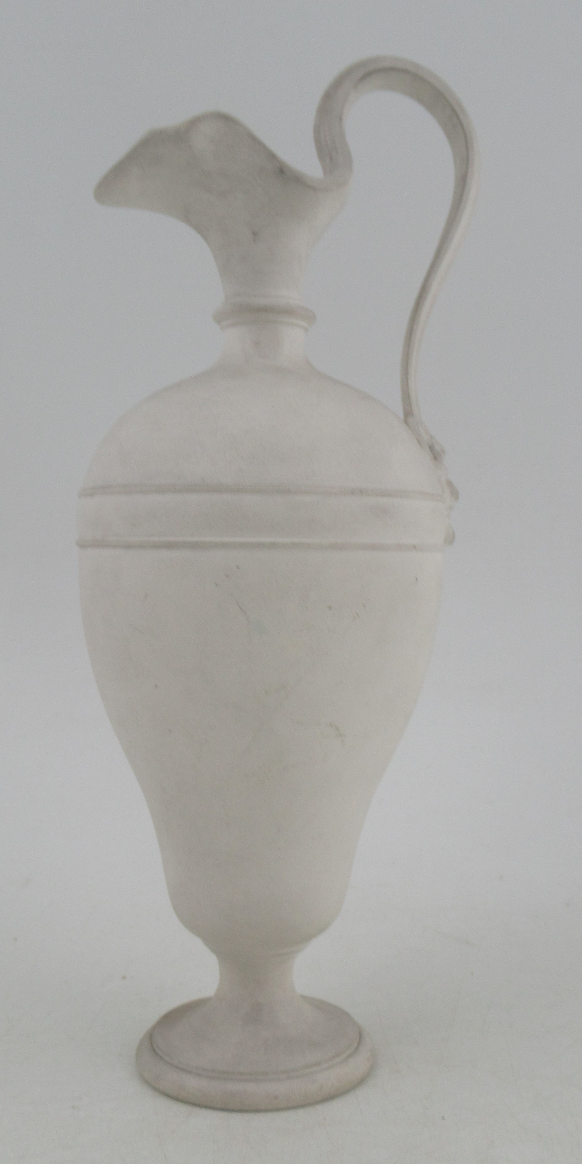 A 19th century Wedgwood white ewer Condition Report: There are no chips or cracks but it is a bit