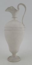 A 19th century Wedgwood white ewer Condition Report: There are no chips or cracks but it is a bit