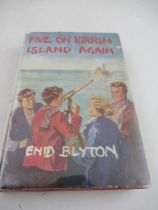 Enid Blyton Five On Kirran Island Again , published Hodder and Stoughton 1st editiion 1947 d/w red