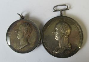 A Manchester Pitt Club medal, 1813, together with a Sheffield Pitt Club medal, 1810