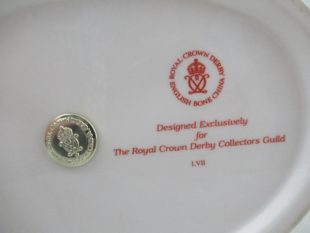 A Royal Crown Derby paperweight of a seated fawn and a standing bull - Image 5 of 5