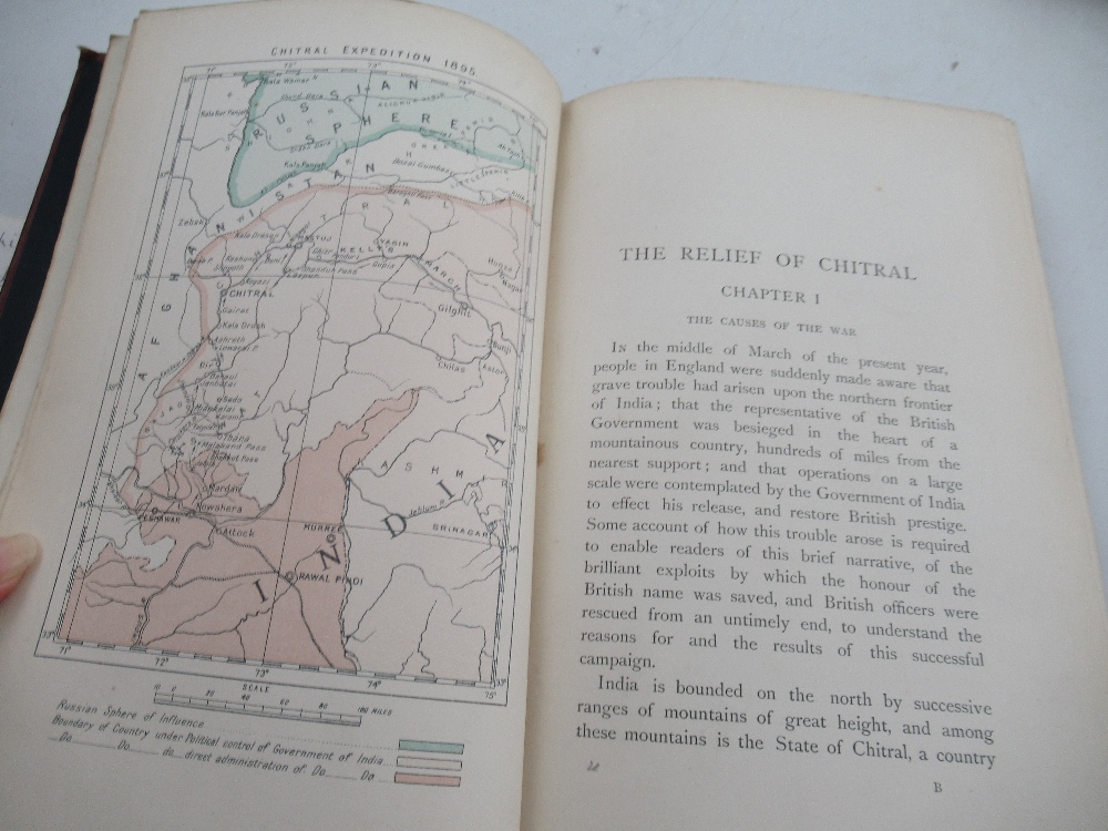 "The Relief of Chitral" by Capt G.J, Younghusband & Capt. F.E. Younghusband, Macmillan & Co, April - Image 4 of 8