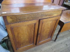 A 19th century mahogany sideboard, width 40ins, together with a 19th century mahogany Pembroke