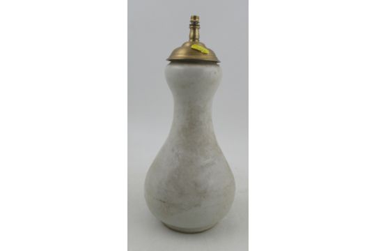 A baluster vase, converted to a table lamp height - Image 1 of 2