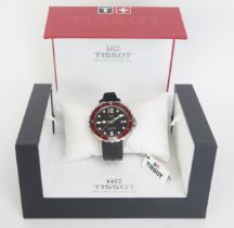 A Gent's TISSOT Seastar 1000 Powermatic 80. Wristwatch with box and tag. Running