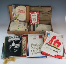 A collection of Royal Shakespeare Company programmes, dating from the 1970's, 80's and 90's,