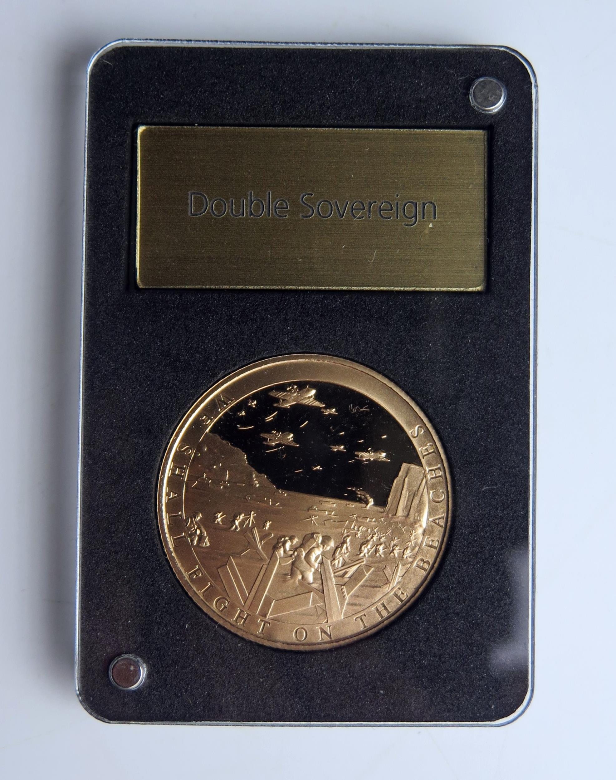A Boxed 2019 Double Sovereign _We Shall Fight on The Beaches, 15.98g - Image 2 of 3