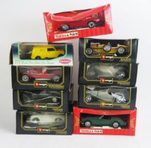 Kyosho, Burago and Tonka Polistil 1:18 and 1:16 Scale Model Collection including Mini Van AA, Alfa