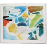 Ivon Hitchens (1893-1979), Daffodils, offset lithograph numbered 38/375 in black ink with blind