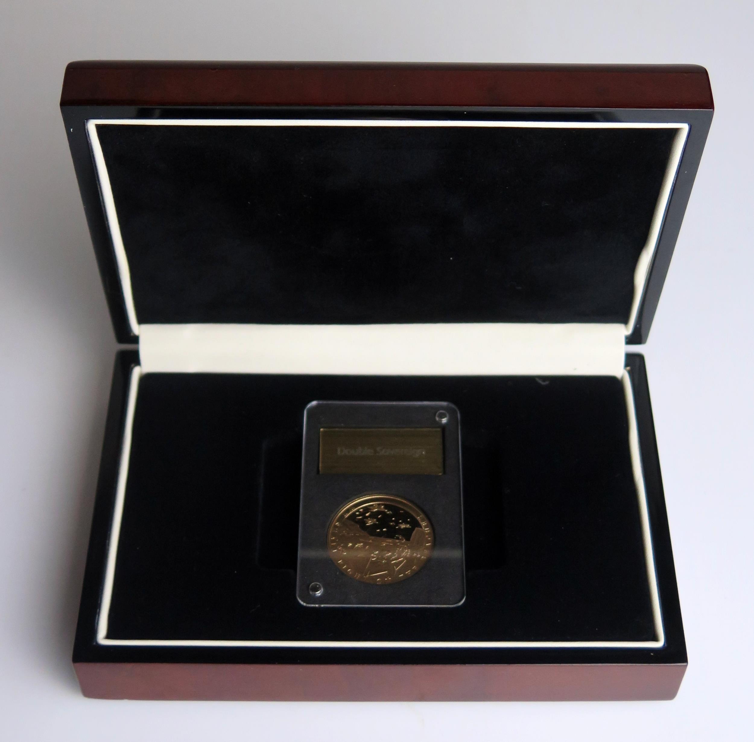 A Boxed 2019 Double Sovereign _We Shall Fight on The Beaches, 15.98g
