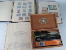 Two Albums of Mint Stamps _ Gilbert Islands, Kiribati and Tuvalu and stamp fixings