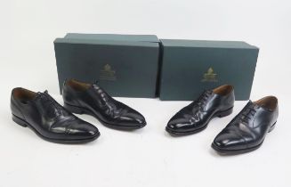 2 Pairs of Crockett & Jones Size 7 E including Hallam and Westbourne, incorrectly boxed with shoe