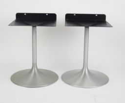 A Pair of Bang & Olufsen Beovox M70 Trumpet Speaker Stands, 37cm high Provenance _ see lot 1001