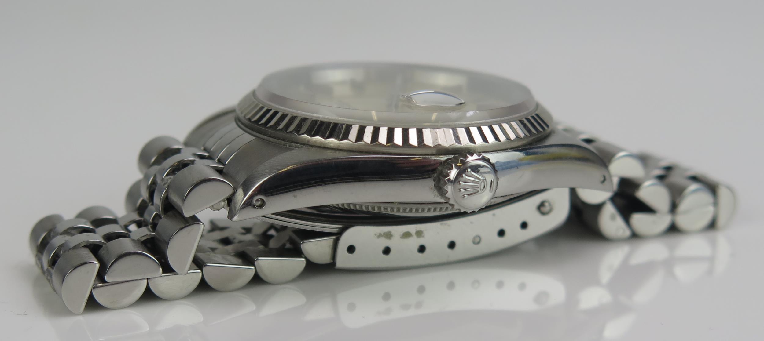 A ROLEX Gent's Oyster Perpetual Datejust S.C.O.C. Steel Cased Wristwatch on a 63600 Jubilee Bracelet - Image 7 of 10