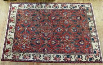 A Tabriz rug 289 x 200cm