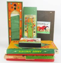 Vintage Games including Totopoly, Tumbletote, Cluedo, Electric Derby and Monopoly