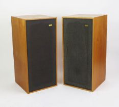 A Pair of Spendor Type BC1 Teak Cased Stereo Speakers, serial No. 4018 with original leaflet