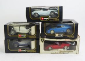 Burago and Tonka Polistil 1:18 Scale Collection including Alfa Romeo 2300 spider, Mercedes SSk,