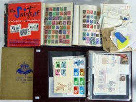A Collection of GB and World Stamps including early decimal mint stamp packs, etc. and a 1936