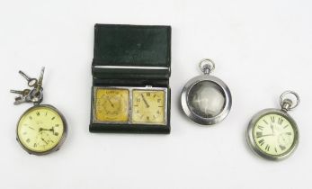 A Kay's Challenge Silver cased Pocket Watch (A/F), H. William son pocket watch (running), Waltham